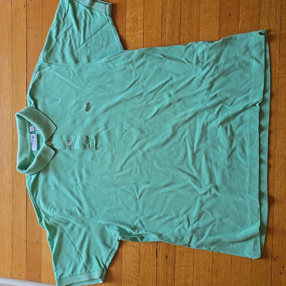 Lacoste, Classic Fit Polo, Mint Green, VGUC, Men's XXL